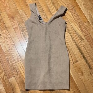 Bebe faux suede dress size M